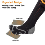 Chaussette chauffante batterie 5 V — taille M, 50 % coton, infrarouge FAR | VETCHAUD™ - vetement chauffant