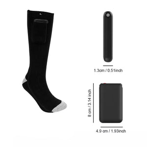 Chaussette chauffante cyclisme haute capacité 4500 mAh — 10 h d'autonomie | VETCHAUD™ - vetement chauffant