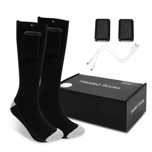 Chaussette chauffante cyclisme haute capacité 4500 mAh — 10 h d'autonomie | VETCHAUD™ - vetement chauffant