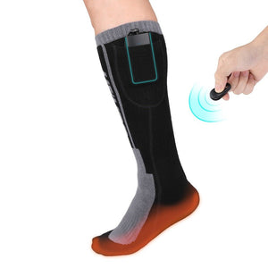 Chaussette chauffante électrique télécommande — chauffe sous la plante du pied | VETCHAUD™ - vetement chauffant