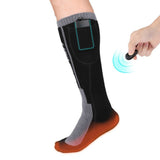 Chaussette chauffante électrique télécommande — chauffe sous la plante du pied | VETCHAUD™ - vetement chauffant
