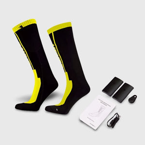 Chaussette chauffante électrique télécommande — chauffe sous la plante du pied | VETCHAUD™ - vetement chauffant