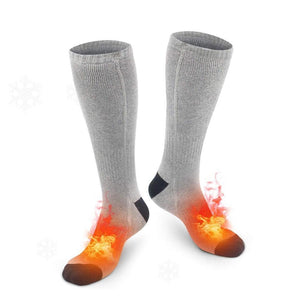 Chaussette chauffante homme Li - ion 3,7 V — 3 niveaux, prise UE incluse | VETCHAUD™ - vetement chauffant