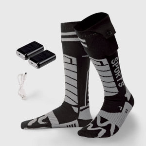 Chaussette chauffante montagne — avant - pied et orteils, batterie 5 ou 7,4 V | VETCHAUD™ - vetement chauffant