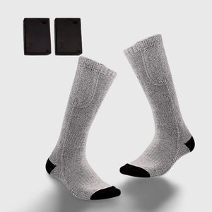 Chaussette chauffante moto à piles 4,5 V — confort thermique en deux - roues | VETCHAUD™ - vetement chauffant