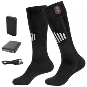Chaussettes chauffantes rechargeables - Chaussettes Thermo