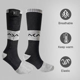 Chaussette chauffante ski 7,4 V 2200 mAh — 6 h sur les pistes | VETCHAUD™ - vetement chauffant