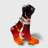 Chaussette chauffante ski 7,4 V 2200 mAh — 6 h sur les pistes | VETCHAUD™ - vetement chauffant