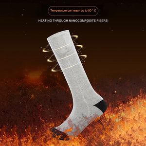 Chaussette chauffante ski à piles 4,5 V — sans recharge, idéale en station | VETCHAUD™ - vetement chauffant