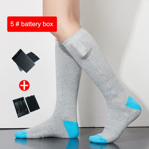 Chaussette chauffante ski à piles 4,5 V — sans recharge, idéale en station | VETCHAUD™ - vetement chauffant