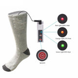 Chaussette chauffante ski lithium 3,7 V — avant - pied chaud sur les pistes | VETCHAUD™ - vetement chauffant