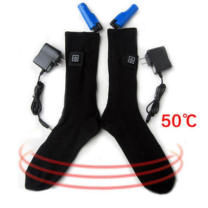 Chaussette chauffante thermic 3,7 V — chaleur douce de 25 à 45 °C | VETCHAUD™ - vetement chauffant