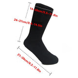 Chaussette chauffante thermic 3,7 V — chaleur douce de 25 à 45 °C | VETCHAUD™ - vetement chauffant
