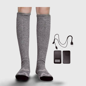 Chaussettes chauffantes femme batterie 4000 mAh 3,7 V — infrarouge FAR | VETCHAUD™ - vetement chauffant