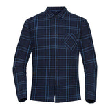 Chemise bleue électrique - vetement chauffant