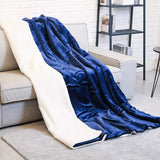 Couverture chauffante bleue - vetement chauffant