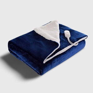 Couverture chauffante bleue - vetement chauffant