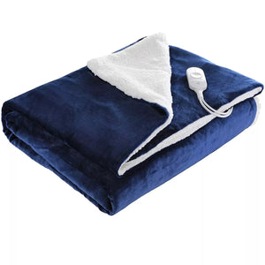Couverture chauffante bleue - vetement chauffant