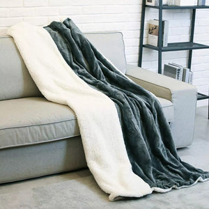Couverture chauffante grise couverture chauffante vêtement-chauffant 