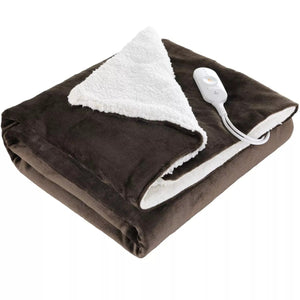 Couverture chauffante marron foncé - vetement chauffant