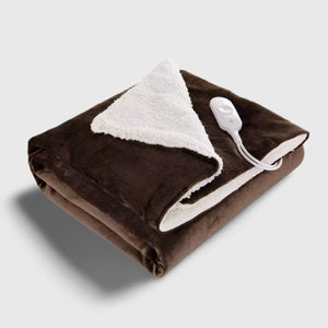 Couverture chauffante marron foncé - vetement chauffant