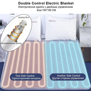 Couverture chauffante pour lit 2 personnes - vetement chauffant
