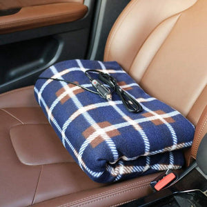 Couverture chauffante pour voiture couverture chauffante Vêtement-chauffant.com Bleue 
