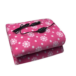 Couverture chauffante rose en 12V - vetement chauffant