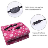Couverture chauffante rose en 12V - vetement chauffant
