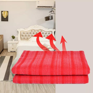 Couverture chauffante rouge - vetement chauffant