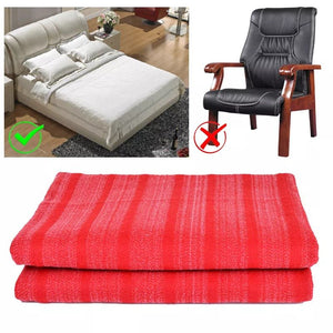 Couverture chauffante rouge - vetement chauffant