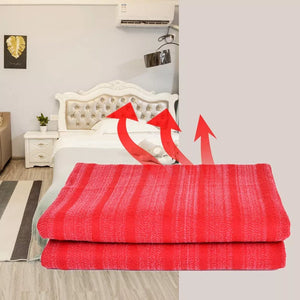 Couverture chauffante rouge couverture chauffante Vêtement-chauffant.com 