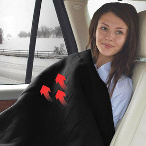 Couverture chauffante voiture en flanelle - vetement chauffant