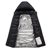 Doudoune chauffante noir 11 zones de chauffage | VETCHAUD™ Vêtement-chauffant.com 