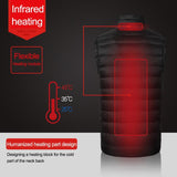 Doudoune chauffante sans manches homme 2 zones | VETCHAUD™ - vetement chauffant