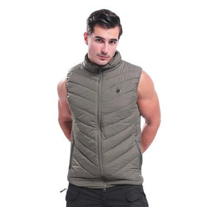 Doudoune chauffante travail 1 zone – chaleur dos pour les métiers extérieurs | VETCHAUD™ - vetement chauffant