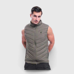 Doudoune chauffante travail 1 zone – chaleur dos pour les métiers extérieurs | VETCHAUD™ - vetement chauffant