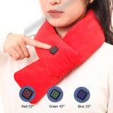 Écharpe chauffante rouge Vêtement-chauffant.com 