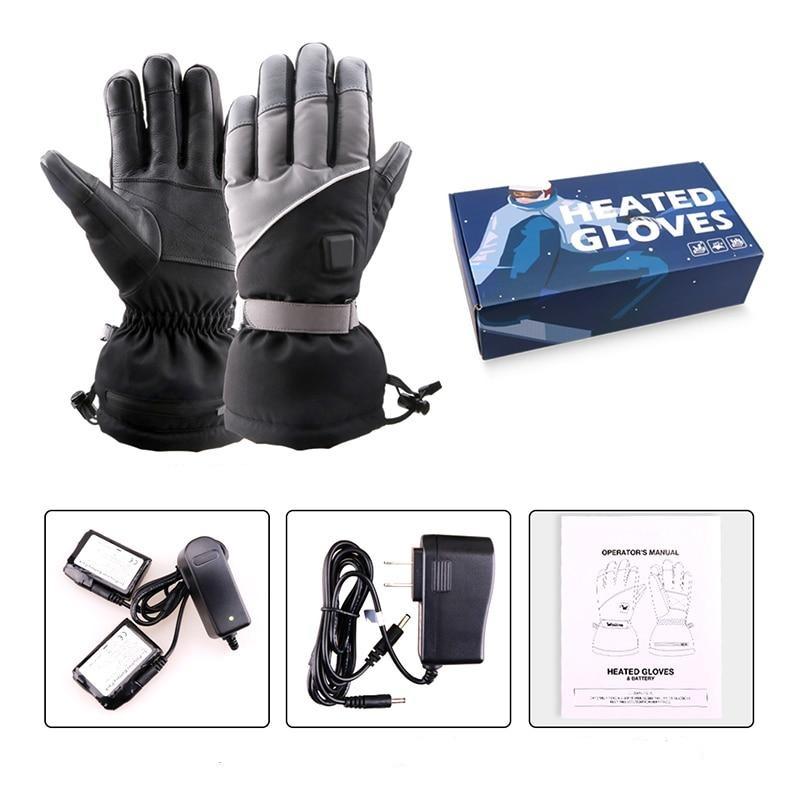 Gants Chauffants,5V 6000mAh Électrique Rechargeable Gant