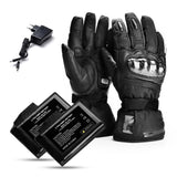 Gant d'hiver chauffant pour moto | écran numérique gant chauffant Vêtement-chauffant.com L 