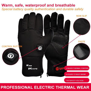 Gants chauffants alpinisme - vetement chauffant