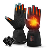 Gants chauffants électriques écran numérique - vetement chauffant