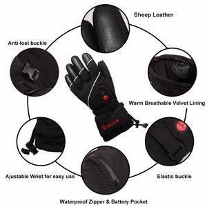 Gants chauffants ski de fond - vetement chauffant