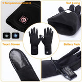 Gants chauffants sportifs - vetement chauffant