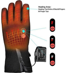 Gants ski chauffant - vetement chauffant