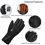 Gants ski chauffant - vetement chauffant