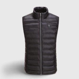 Gilet chauffant avec bouton physique – 2 zones nuque et dos USB | VETCHAUD™ - vetement chauffant