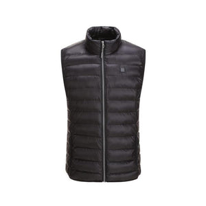 Gilet chauffant avec bouton physique – 2 zones nuque et dos USB | VETCHAUD™ - vetement chauffant
