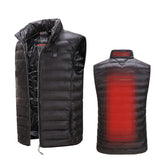 Gilet chauffant avec bouton physique – 2 zones nuque et dos USB | VETCHAUD™ - vetement chauffant