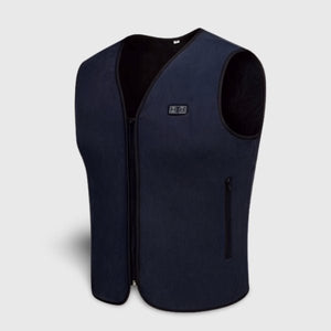 Gilet chauffant électrique femme 6 zones – coton rembourré USB | VETCHAUD™ - vetement chauffant